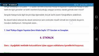 7. Sınıf Türkçe Özgün Yayınları Sayfa 173 174 175 176 177 178