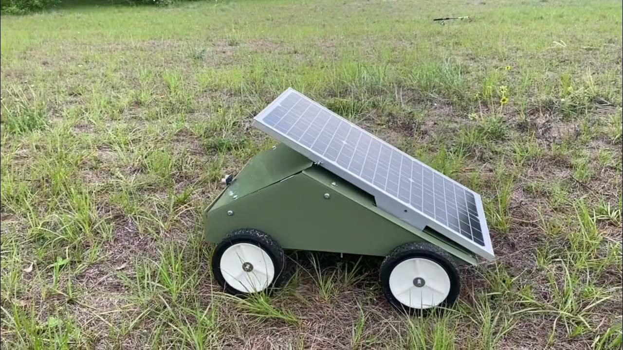 Solar Powered Automated Lawn Mower YouTube