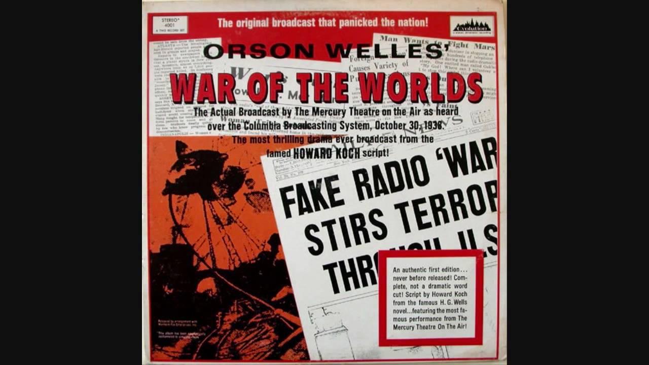 War of the Worlds Part 1 - Orson Welles' 1938 Broadcast