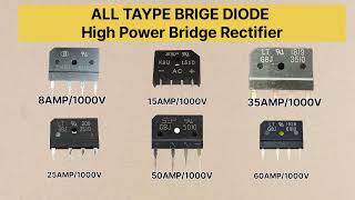 high power voltage &amp; amp bridge rectifier diode