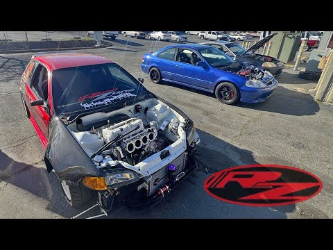 DYNO DAY at REDZONERACE ! K20/24 ITB EG | K20 ITB EM1 | B18C EJ8