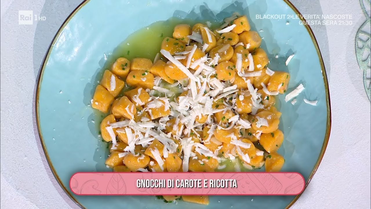 Gnocchi di carote e ricotta - È sempre mezzogiorno 21/01/2025