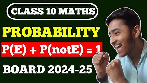 class 10 maths chapter 15| probability class 10| probability 2024-25
