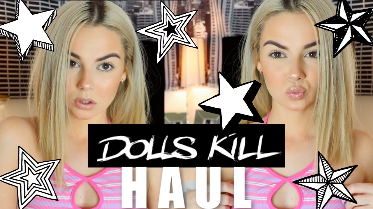 DOLLS KILL TRY ON HAUL 90s VIBES EJB YouTube