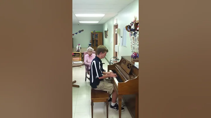GRALMA Jeffrey Playing for Great Grandma Doris Ric...