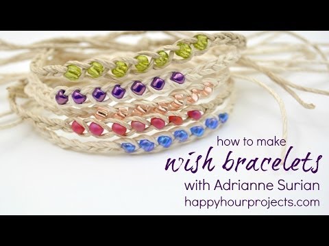 Video: How To Make A Wish Bracelet With Your Own Hands