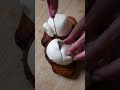 Mini burrata with beetroot pickled onions  hot honey asmr food toast burrata