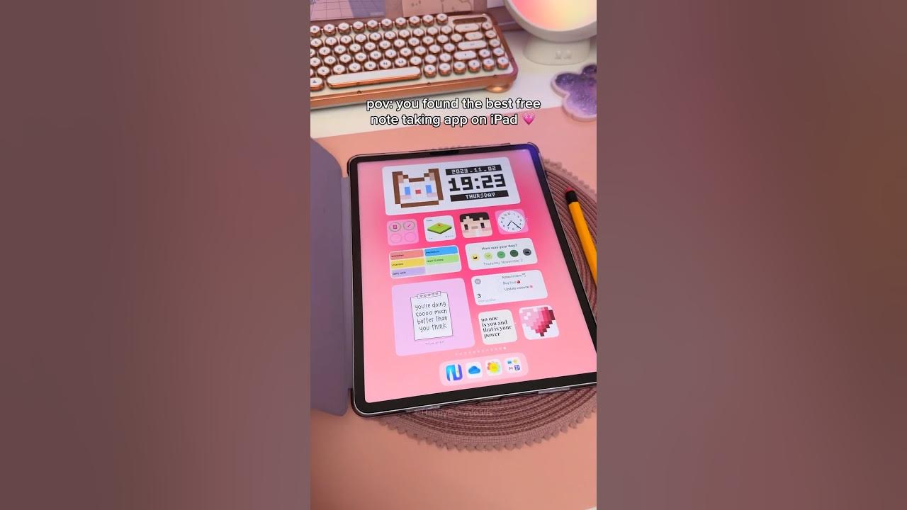 You NEED this on your iPad 🤯💗 free note taking app HappyDownloads