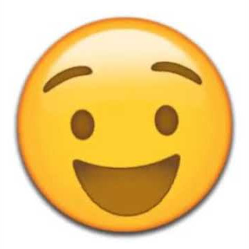 Emoji tersenyum!