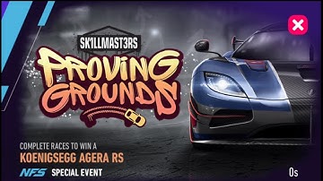 NFS No Limits | NFNL | Proving Grounds | Koenigsegg Agera RS | 1010 gold spent | Day 6 Finals