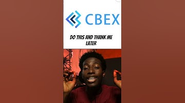 CBEX update on how to withdraw your money #cbex #tremdingshorts #viralshorts
