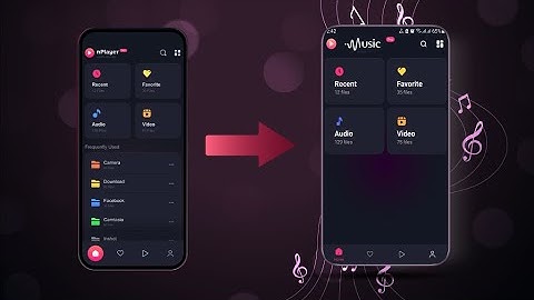 Music Player Home Screen With Fragments UI Design In Android Studio Part 3