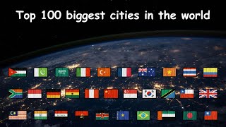 Kvarter transfusion fysisk TOP 100 BIGGEST CITIES IN THE WORLD 🗺 - YouTube