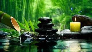 Bamboo Water Sounds, Relaxing Music, Relieve Stress, Anxiety, Mediation, Heals the Mind, Deep Sleep