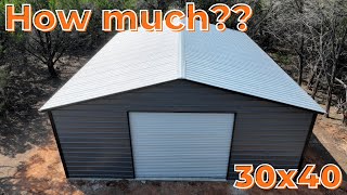 How much is a 30x40 Metal Building? | WolfSteel Buildings