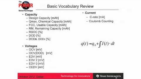 Battery Monitoring Basics