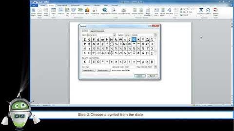 Chapter 3 - Inserting Objects in MS Word 2010 Part 9 - Inserting Symbols and Characters | Class 5