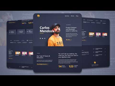 🔥Build and Deploy a Portfolio Website Using React JS, Tailwind CSS & Framer Motion