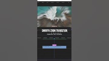 How to easily create smooth zoom transition in Premiere Pro