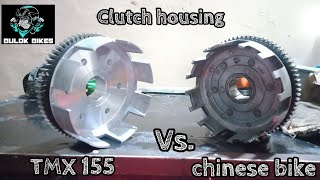 TMX 155 vs. Chinese motorcycle Clutch Housing  | Simple explanation | Mabilis vs. Malakas