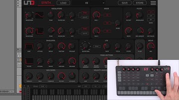UNO Synth Tutorial 7:  UNO Synth Editor DAW Integration