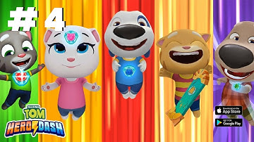 Talking Tom Hero Dash Walkthrough Gameplay Super Tom (Android) Part 4