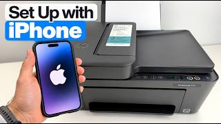 HP DeskJet 4352 : How to Wifi Connect to iPhone to Print and Scan