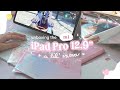 🌸 unboxing the M1 12.9" ipad pro | feat. the white magic keyboard + a lil' genshin impact ☺