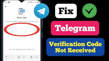 How To Fix Telegram Verification/Confirmation Code Not Receiving Problem