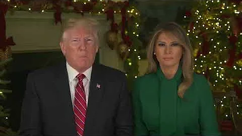 Merry Christmas! Wishes to the All Americans By President Donald Trump & First Lady Melania Trump