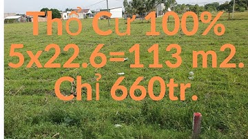 Bán gấp | Lô đất 5x23m Chỉ 660tr nhà đầu tư nhanh tay | Đức Hòa.Long An