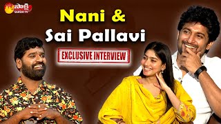 Nani And Sai Pallavi Full Funny Exclusive Interview | Garam Sathi | Shyam Singha Roy | Sakshi TV