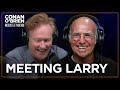 Larry david did not want to appear on late night  conan obrien needs a friend
