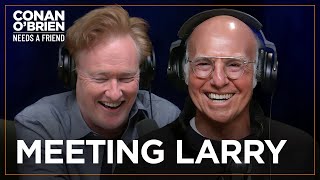 Larry David Did Not Want To Appear On “Late Night” | Conan O'Brien Needs A Friend