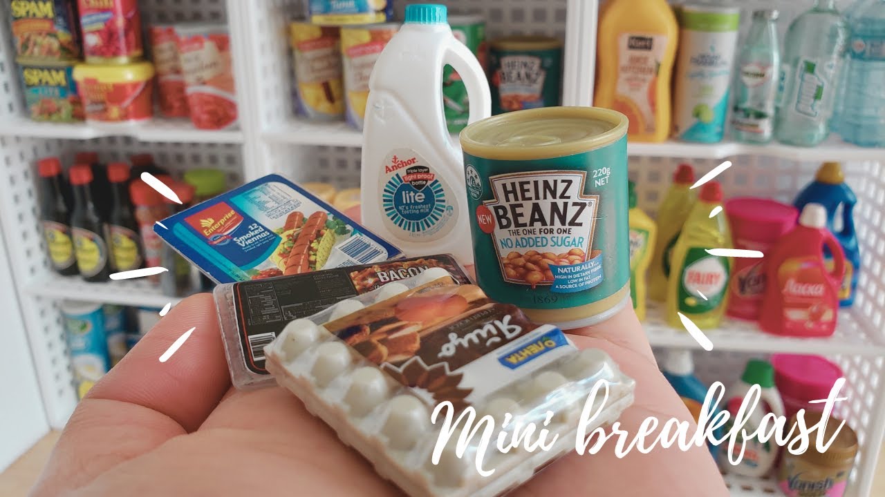 Toy Mini brands cooking- all day breakfast| Zuru| Re-ment| Mimo - YouTube