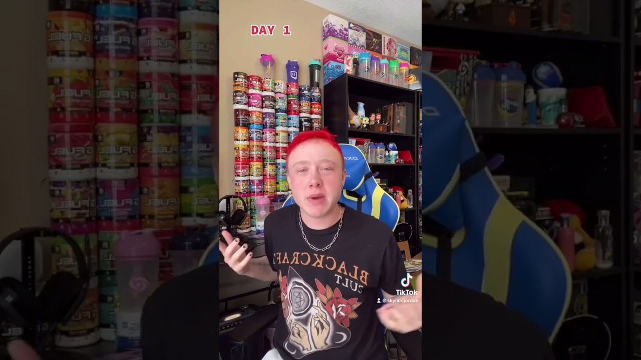 Day 1 of Drinking GFuel Everyday Until They Sponsor Me
