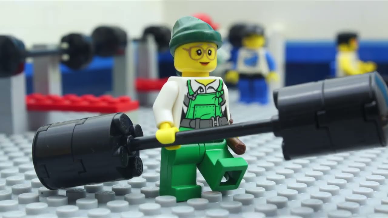 Lego Man Goes to the Gym 2