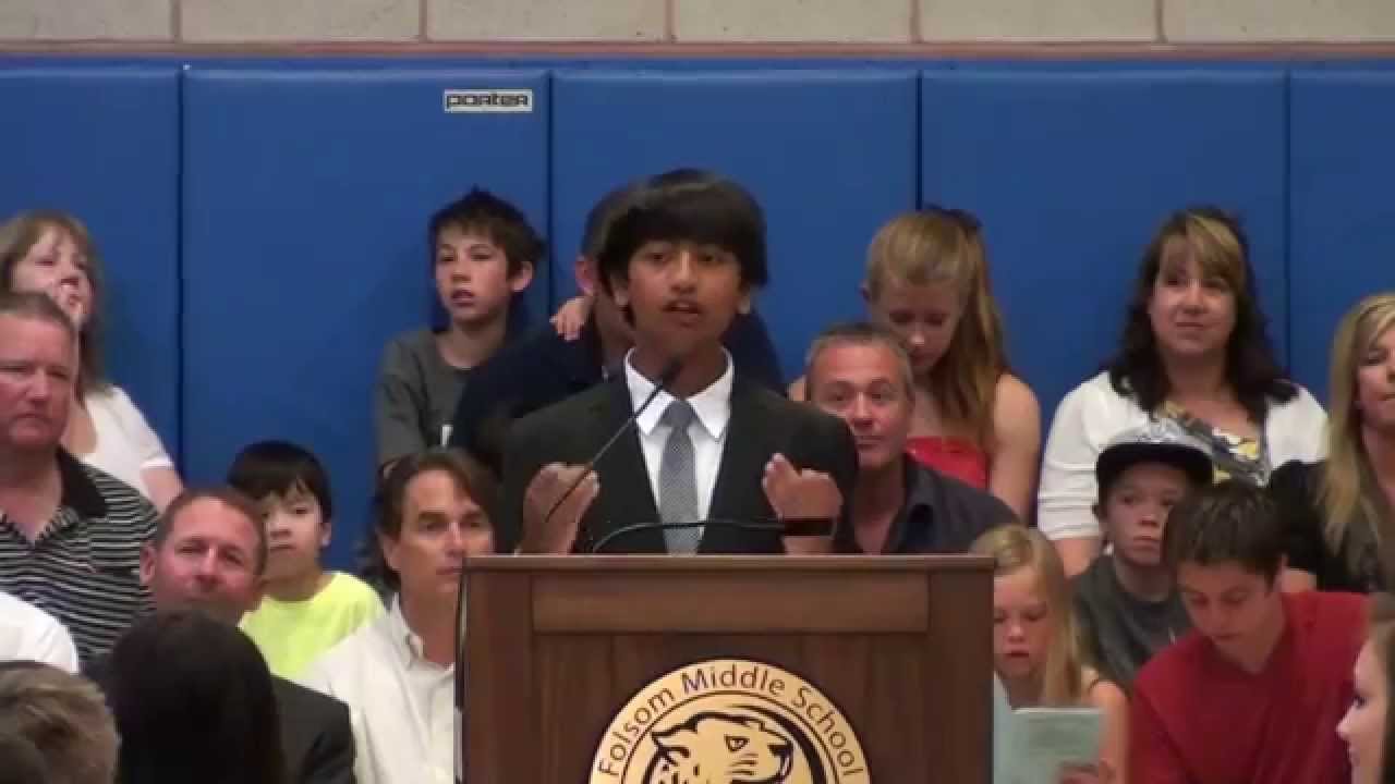 6th grade elementary graduation speech