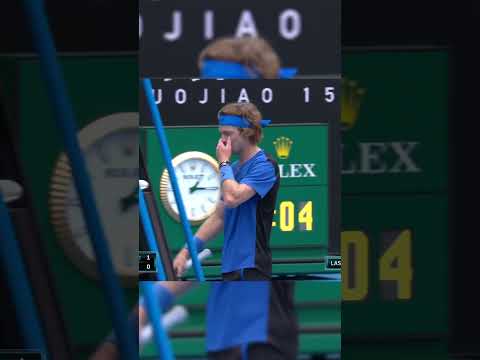 Quand Rublev est comme ça, il est intraitable #shorts #short