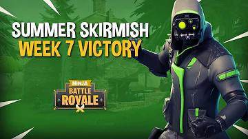 Summer Skirmish Week 7 Victory!! - Fortnite Tournament Gameplay - Ninja & Dr Lupo