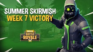 Summer Skirmish Week 7 Victory!! - Fortnite Tournament Gameplay - Ninja & Dr Lupo