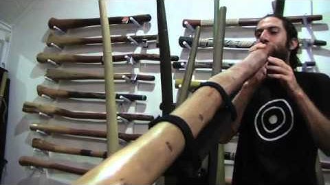 Didgeridoo Demonstration - Jesse Lethbridge Didge #549