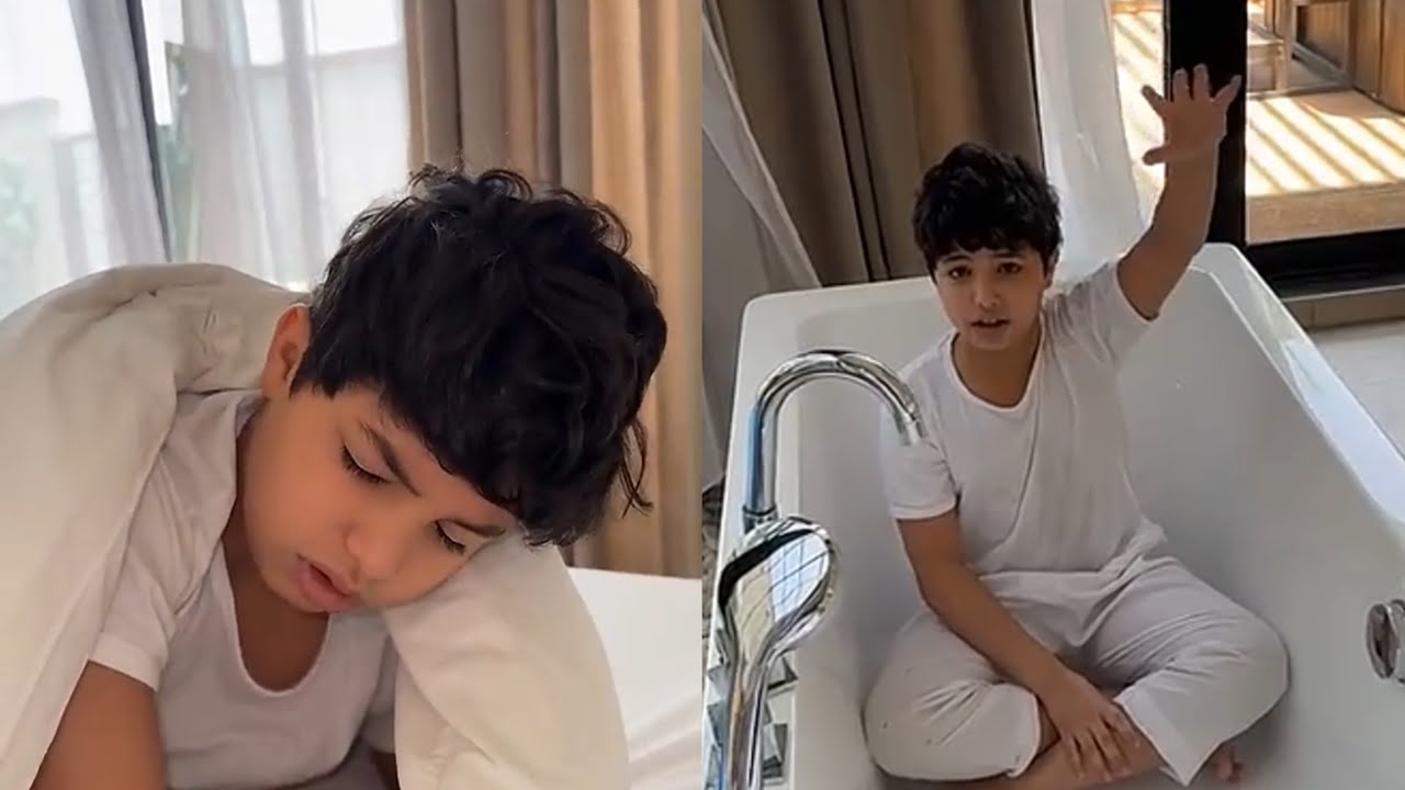 قزيع يقلد الأغنياء 😂 عايش الجو 😂 