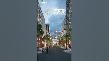 High-Rise Building Exterior 3D Visualization: Architectural Artistry