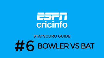 Bowler vs Batsman Stats! | How to use Statsguru | Search Cricket Stats and Records | ESPNCricinfo