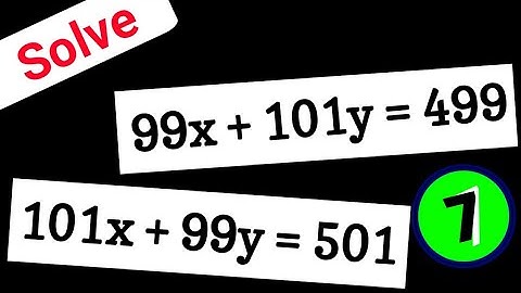Linear Equations in Two Variable Chapter 1 Practice Set 1.1 | Part 1