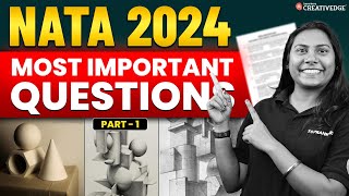 Most Important Questions of 3D Composition | Shadow Formation | NATA 2024 | Part  1