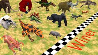 The Ultimate Race 50 Wild Animals Vs Giant Hydra Speed Challenge: Which is the Fastest Animal? ARBS screenshot 4
