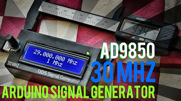 DDS Signal Generator 30MHZ Arduino Code With AD9850