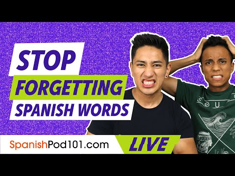 Memorize Spanish Words